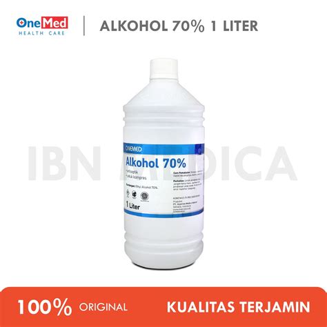 Jual Alkohol 70 1 Liter OneMed Shopee Indonesia