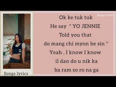 Spot Zico Feat Jennie Song Lyrics Youtube