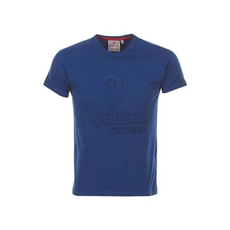 Degré Celsius T shirt manches courtes homme CABOS Marine tekstylia T