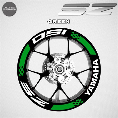 Cutout Motorcycle Mags Decal For Yamaha SZ FZ 150 Rim Sticker For