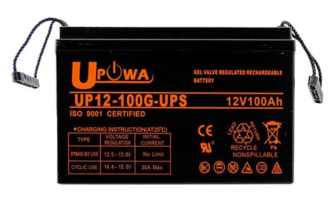 UPOWA UP12 100 12v100AH Gel Battery RSEC