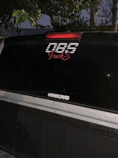 Obs Trucks Decal Obs Mafia Obs 12 Inches