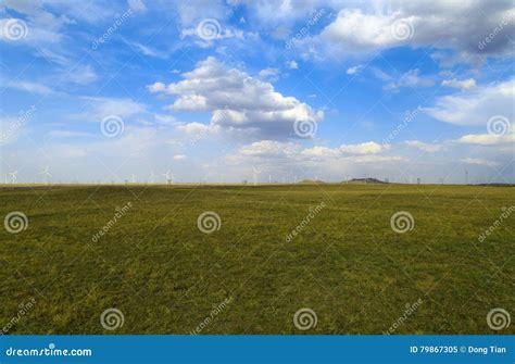 The Grasslands Of The Windmill Stock Image Image Of Autumn Asia 79867305