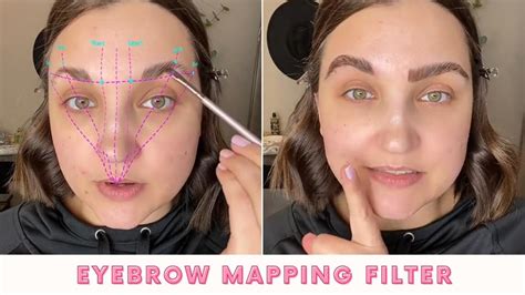 Tiktoks Eyebrow Mapping Filter How To Find Your Perfect Eyebrow Shape