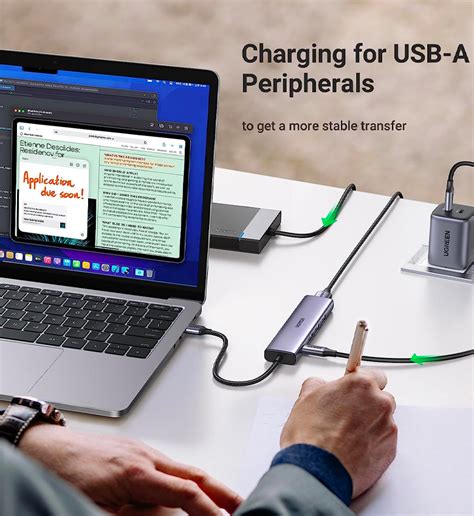 UGREEN CM473 20805 UGREEN Hub USB 3 0 4 Ports Adaptateur Multiport USB