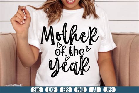 Mother Of The Year Svg Graphic By Momenulhossian Creative Fabrica