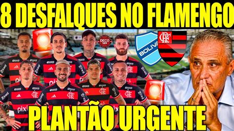 Aten O Desfalques No Flamengo Pro Jogo Contra O Bol Var Na