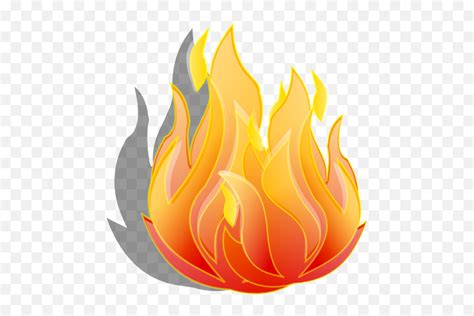 Fire Isolated Vector Illustration Heat Flame Vector For Logo Clip