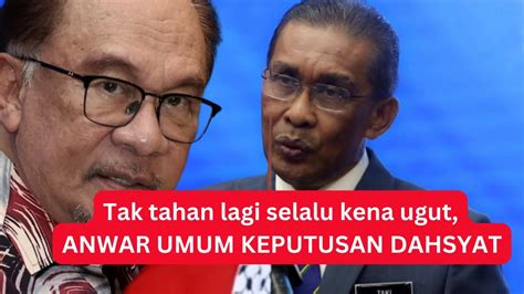 Tak Tahan Lagi Selalu Diugut Tumbang Ditebuk Atap Akhirnya Anwar Umum