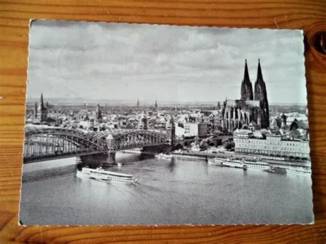 Alte Postkarte K Ln Hohenzollernbr Cke Dom Alt Eur