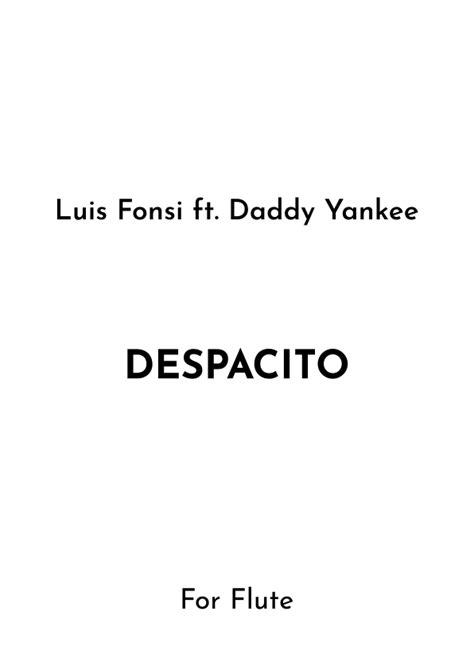 Despacito Arr Jireh J By Luis Fonsi Featuring Daddy Yankee Sheet