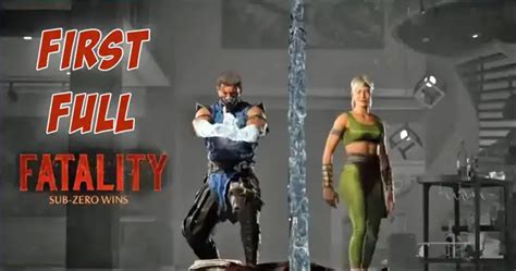 Sub Zero Shows Off New Full Fatality In Mortal Kombat 1