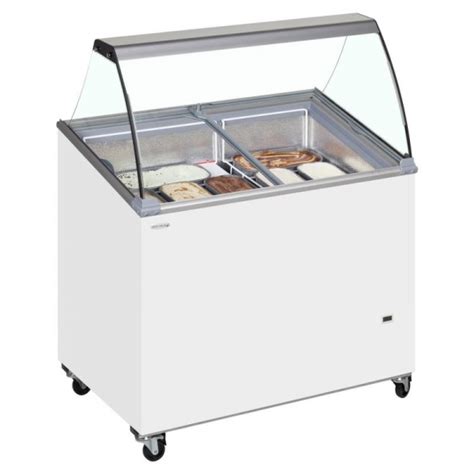 Tefcold Ic Sce Pan Scoop Ice Cream Display Freezer Ice Cream