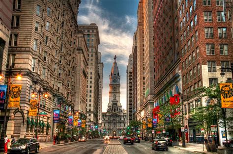 Broad Street City Hall Philadelphia Photograph Twilight Pennsylvania