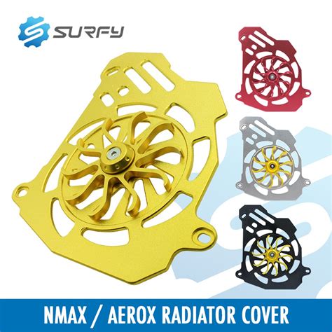 Surfy Aerox Nmax V1 V2 2020 Radiator Cover Windmill Full Cnc Motorcycle Made In Thailand