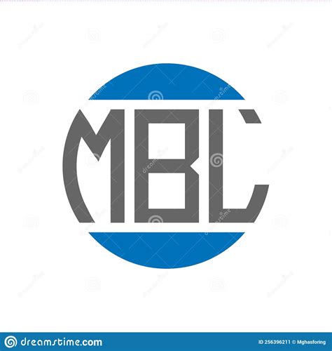 Mbl Letter Logo Design On White Background Mbl Creative Initials