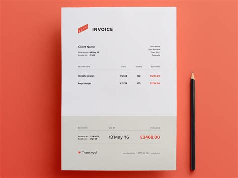 30 Creative Invoice Designs You Would Love to Send Yourself