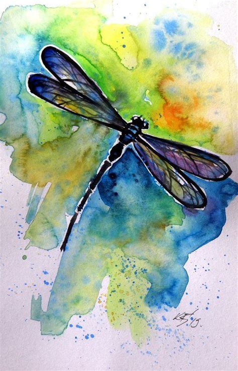 Kovács Anna Brigitta Paintings for Sale Dragonfly painting