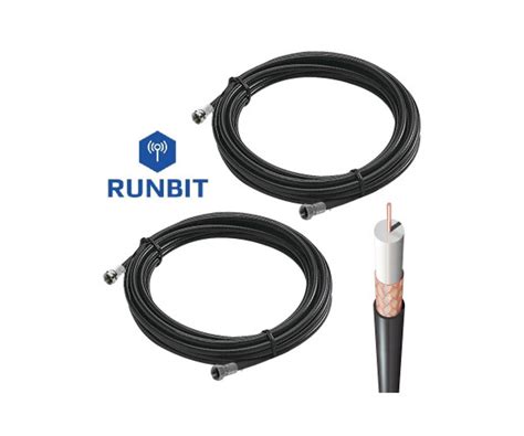 Коаксиальный кабель RunBit 3D-FB для 3G 4G антенн MIMO с низким ...