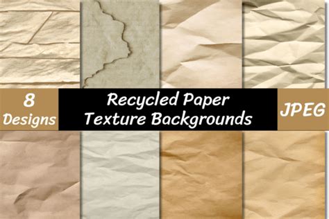 Recycled Paper Texture Backgrounds Graphic By Vycstore Creative Fabrica