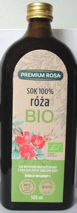 Bio Sok Z Owoc W R Y Bez Cukru Ml Premium Rosa Zdrowa