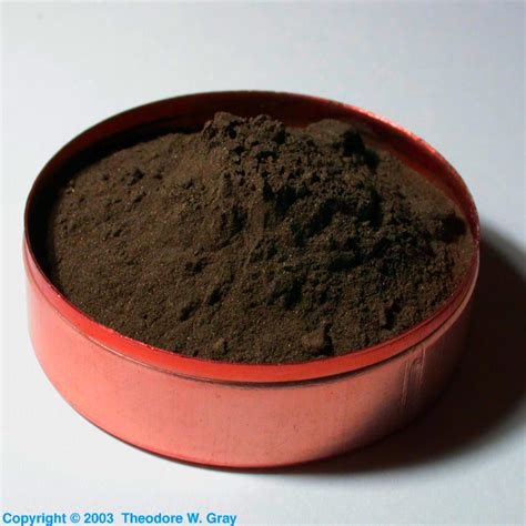 Fine Powder A Sample Of The Element Manganese In The Periodic Table