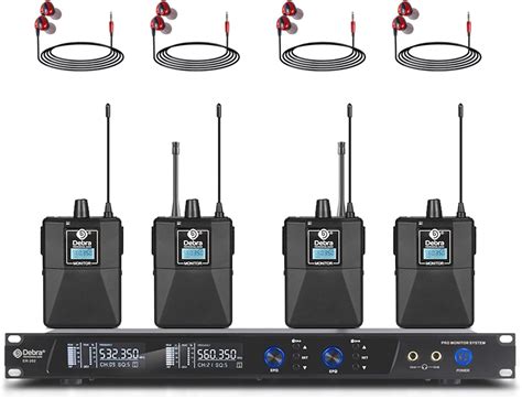 D Debra Audio PRO ER 202 UHF Sistema Di Monitoraggio Wireless A Doppio