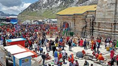 Kedarnath Shrine Sees Record Lakh Pilgrim Turnout In First Days