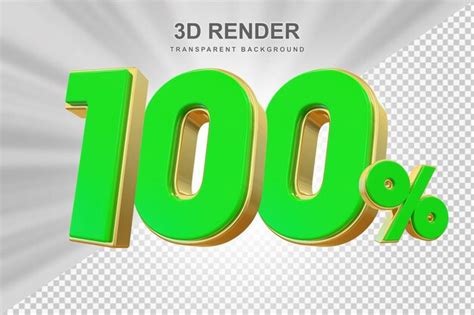 Premium Psd 100 Percent Discount Sale Off 3d