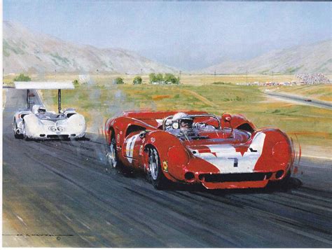 Nicholas Watts Giclées And Art Prints Vic Elford Auto Racing Art