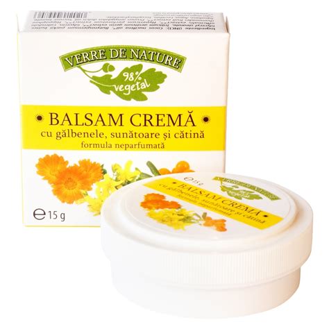 Balsam Crema Cu Galbenele Sunatoare Si Catina 15 G Verre Bebe Tei