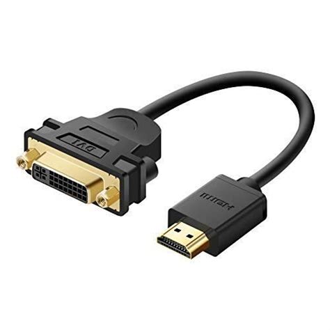 UGREEN Adaptateur HDMI vers DVI Plaqué Or Câble HDMI Mâle DVI Femelle