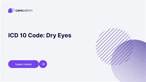 Dry Eyes ICD 10 CM Codes 2023