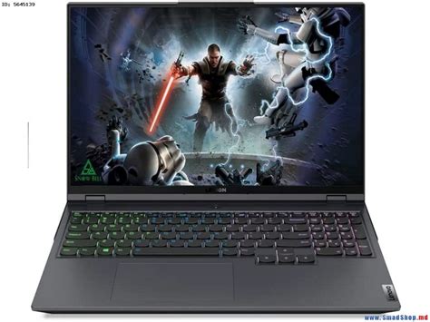 Ноутбук Lenovo Legion 5 Pro 16arh7h Amd Ryzen 7 6800h 32gb Ddr41tb Ssd Dos Storm Grey