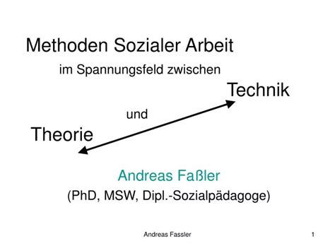 Ppt Methoden Sozialer Arbeit Im Spannungsfeld Zwischen Technik Und