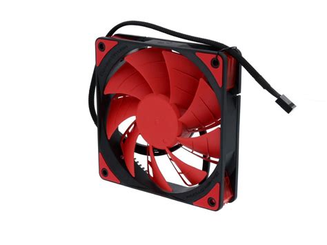 DEEPCOOL TF120 RED - FDB Bearing 120mm RED LED Silent PWM Fan for ...