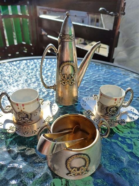 coffee set silver plated catawiki