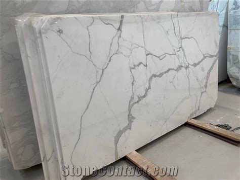 Italian Statuario Super White Marble Slabs And Tiles From China