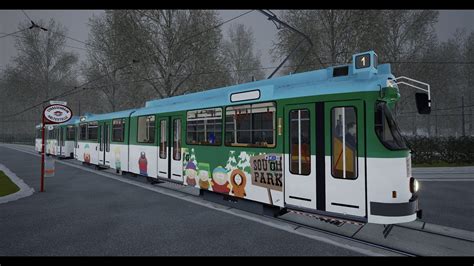 Tramsim Vienna South Park Repaint Gameplay Youtube