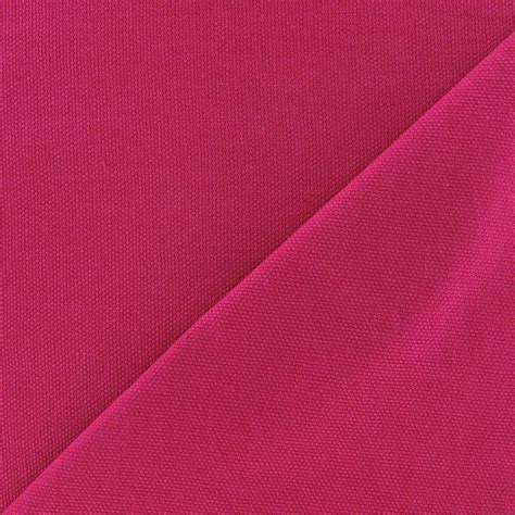 Cotton Canvas Fabric Delson Fuchsia X Cm Ma Petite Mercerie