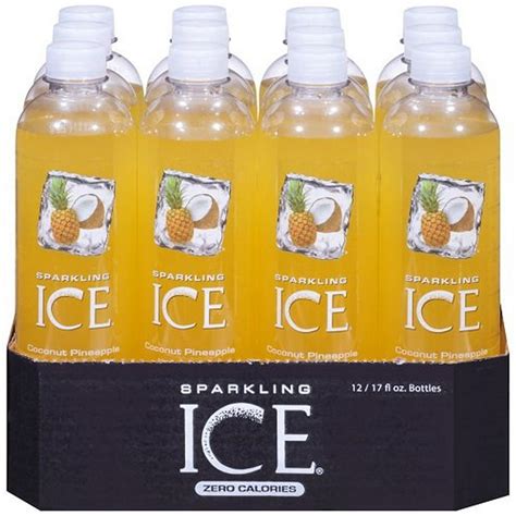 sparkling ice naturally flavored sparkling water coconut pineapple