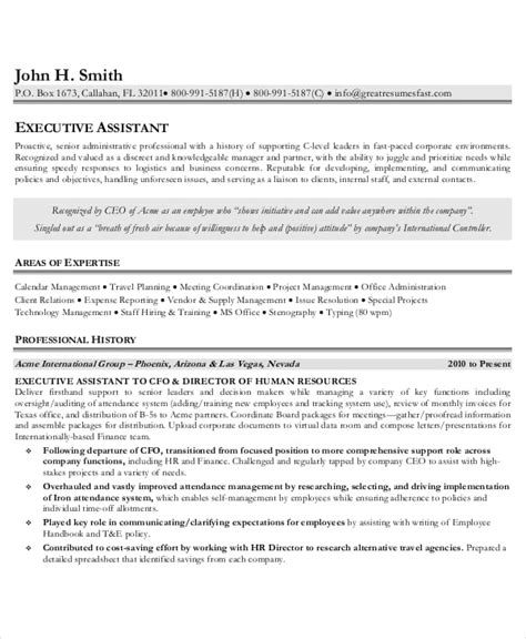 Free Executive Resume Template