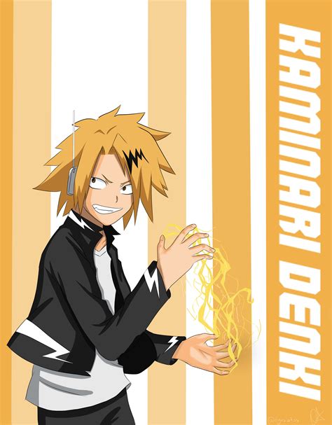 Denki Kaminari Fanart - Denki Kaminari By Castiart On Deviantart - I ...