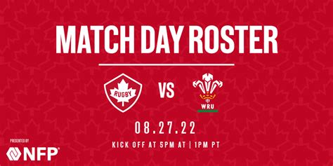 Canada’s Senior Women’s 15s Match Day Roster Confirmed For Rugby World Cup Warmup Test Match