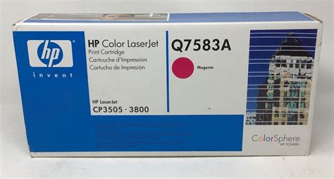 NEW Genuine Sealed OEM HP 503A Q7583A Magenta Toner Cartridge LJ 3800