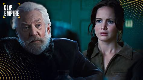 Snow Visits Katniss And Warns Her To Keep Up The Act The Hunger Games