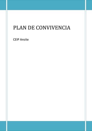 Plan De Convivencia Ceip Ansite PDF