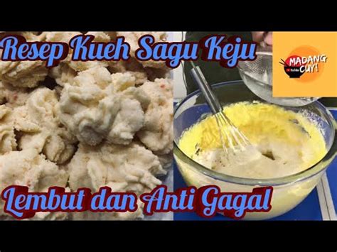 Resep Kue Kering Sagu Keju Anti Gagal YouTube