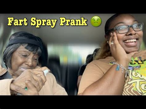 Hilarious Fart Spray Prank On Grandma YouTube