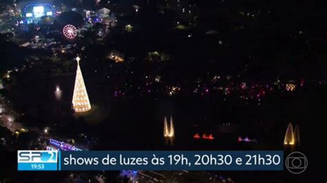 Vídeo Árvore de Natal do Ibirapuera é inaugurada SP2 G1